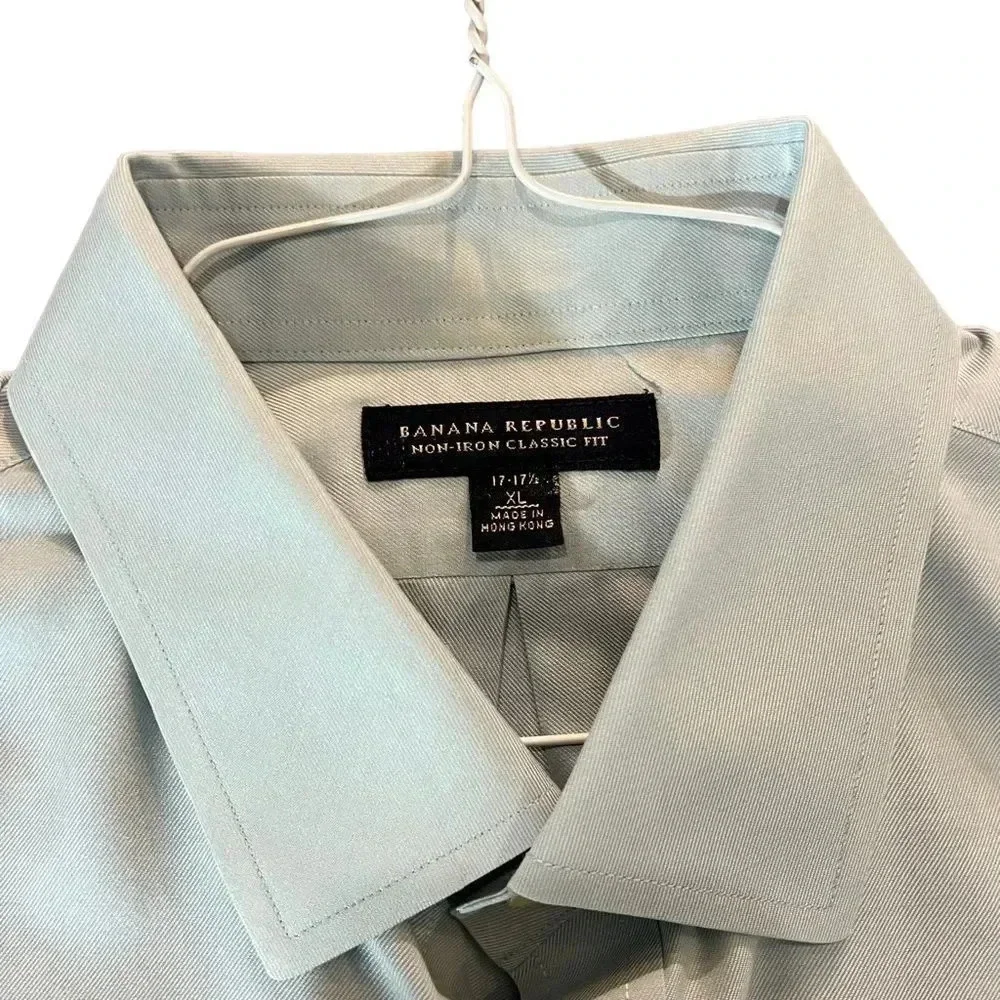 Banana Republic Blue Size Extra Large Dress Shirt‎